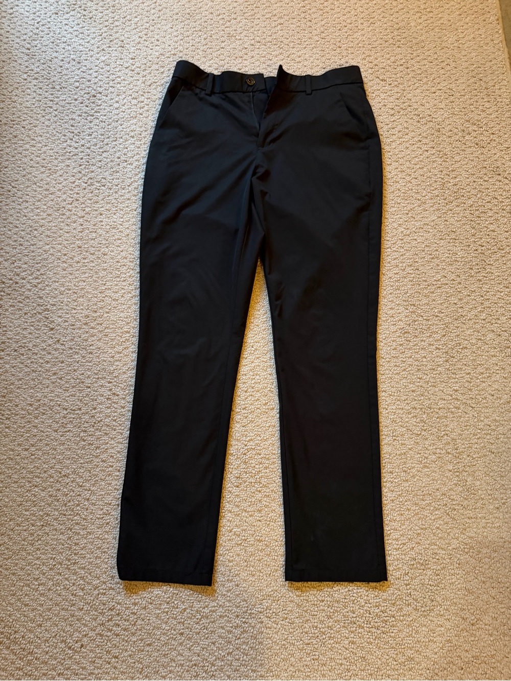 Libin Men's Black Casual Dress Pants Performance Travel Slacks Size 30x30